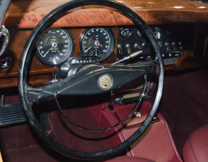 Classic jaguar steering wheel